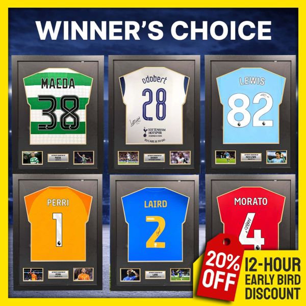 Winner's Choice Signed & Framed Shirt!
