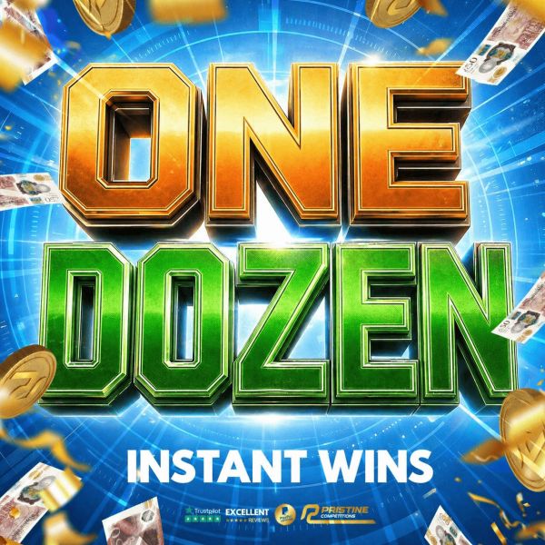 One Dozen Cash & Credit Instant Wins – 800 Prizes