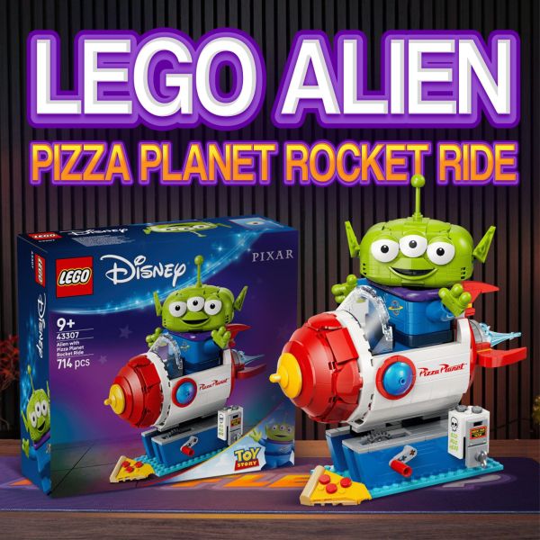 LEGO: ALIEN WITH PIZZA PLANET ROCKET RIDE