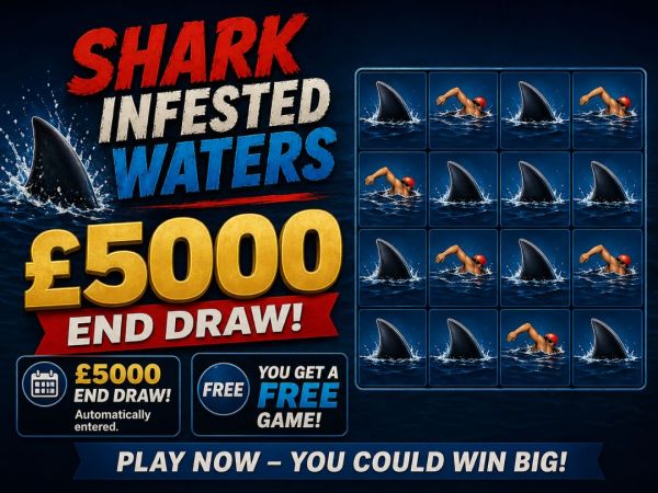 Shark infested Waters! + £5000 end draw
