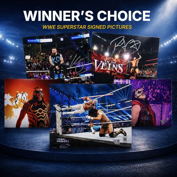 Winner's Choice! WWE Signed Pictures!