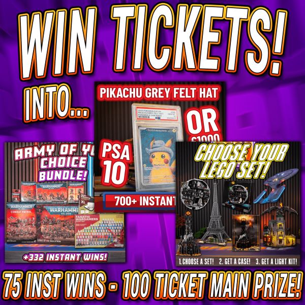 WIN TICKETS INTO – LEGO, WARHAMMER & POKEMON!