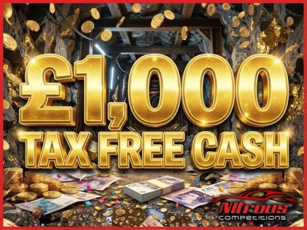 Draw 3, £1,000 Tax Free Cash [Draw May 21st]