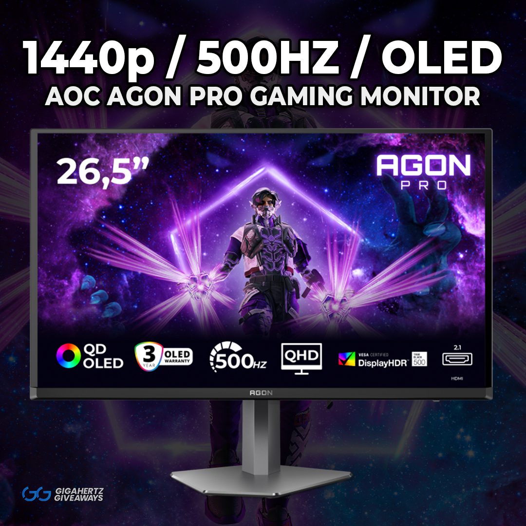 500Hz OLED Gaming Monitor | AOC AGON Pro 27″ 1440p