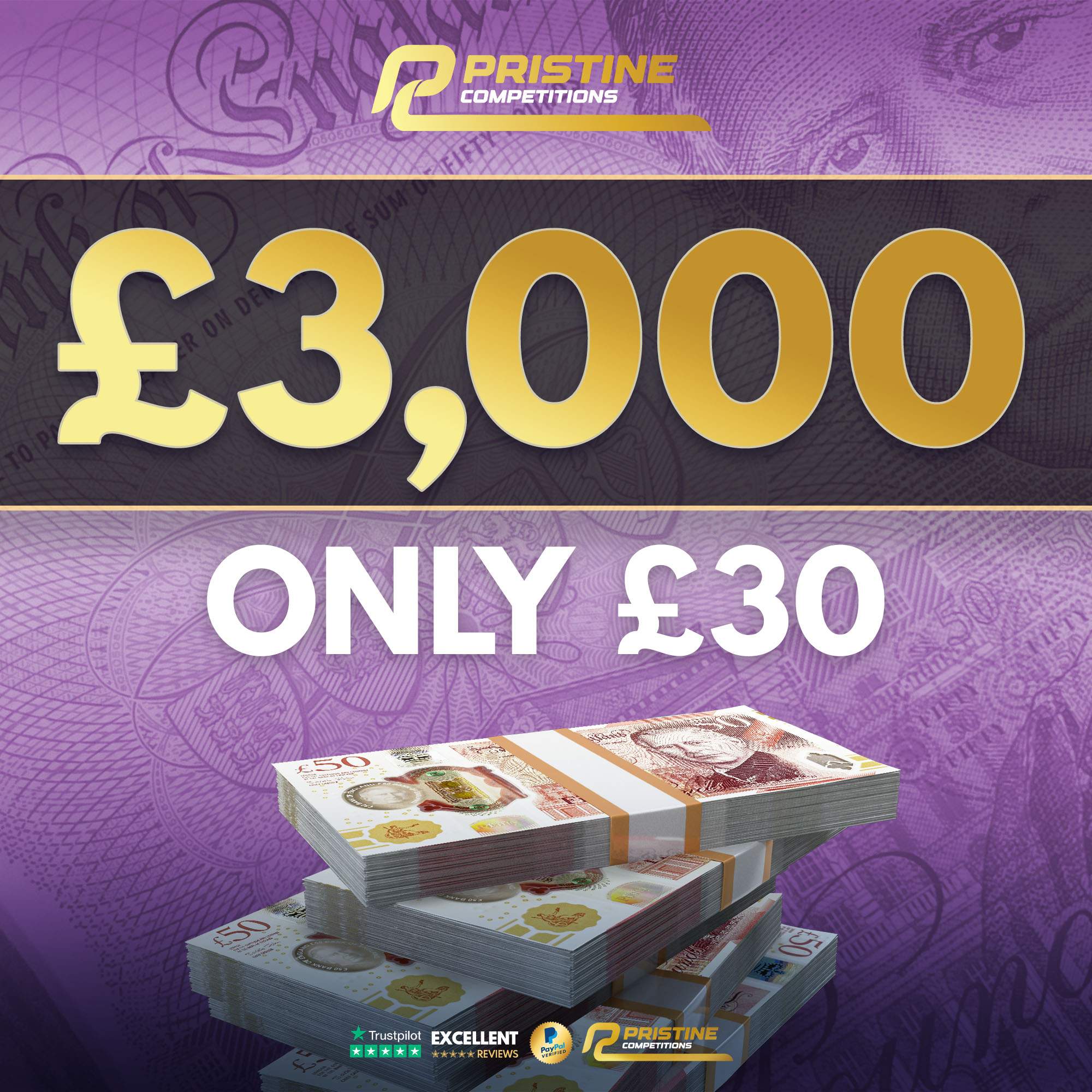 Thursdays £3,000 for £30
