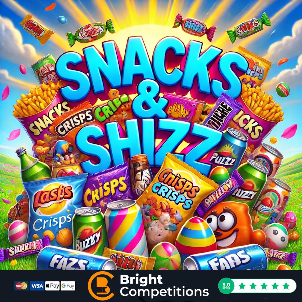 Snacks & Shizz! 40 Instant Wins & £50 Supermarket Voucher Main Prize