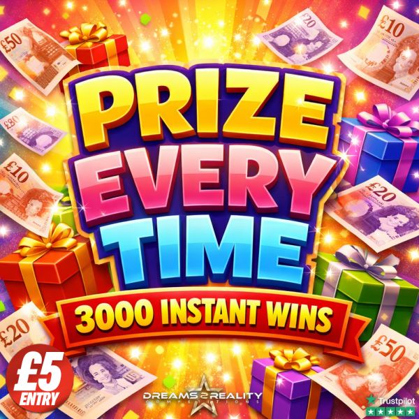 Prize Every Time | 3000 Instant Wins