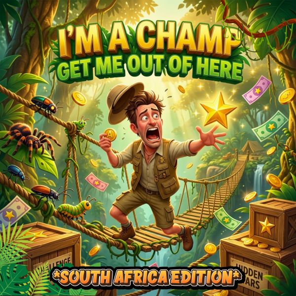 I’m a Champ, Get Me Out Of Here! Find Gold Stars to Win Cash ⭐️