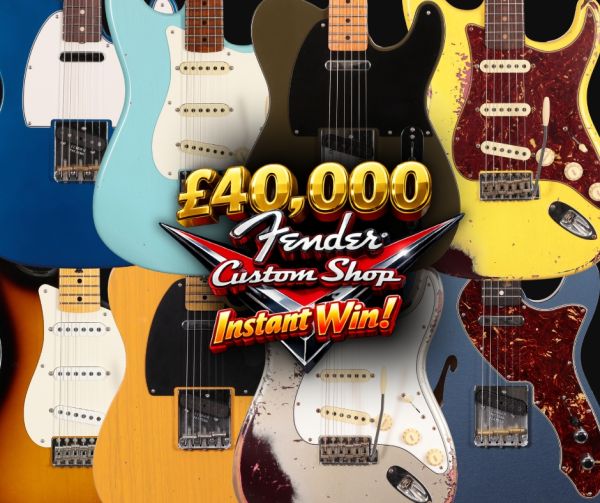 Fender Custom Shop Instant Win – £40,000 Prize Pot!