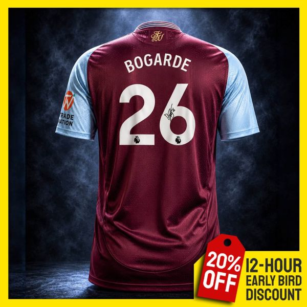 Lamare Bogarde Signed Villa Shirt!