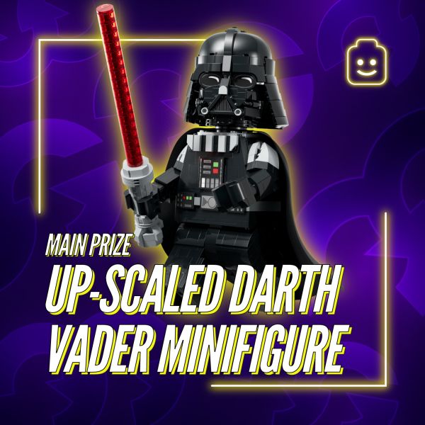 Up-Scaled Darth Vader Minifigure #2
