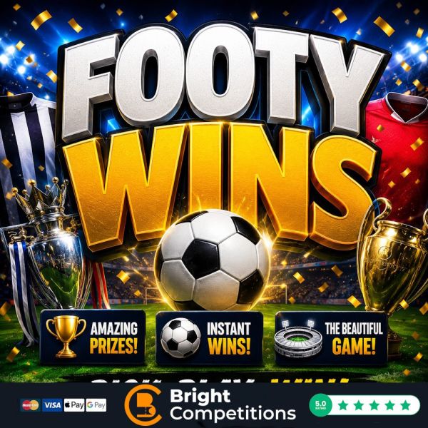 Footy Wins – 182 Instant Wins & £50 End Prize