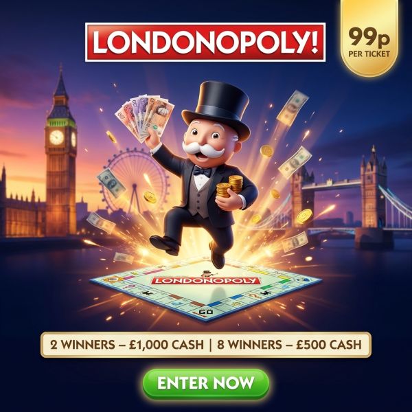 LONDONOPOLY! £30,000 IN INSTANT WINS!