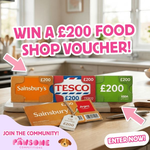 WIN A £200 FOOD SHOP VOUCHER!🍔
