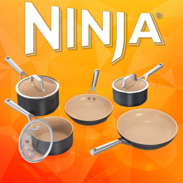 Ninja Extended Life Ceramic 5-Piece Pan Set