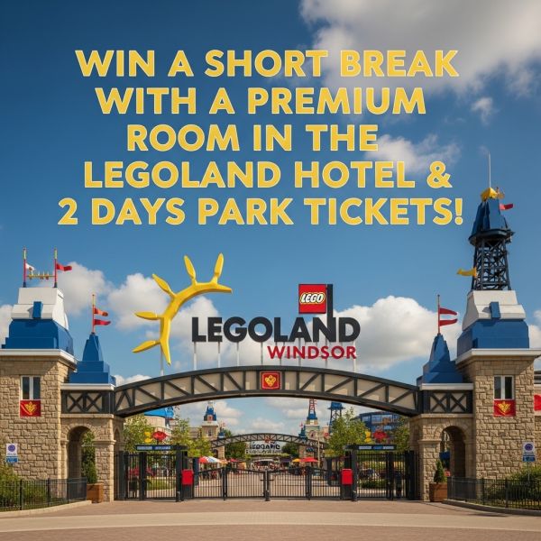 Legoland Short Break – 2 Days Park Tickets and Overnight stay in Legoland Hotel!