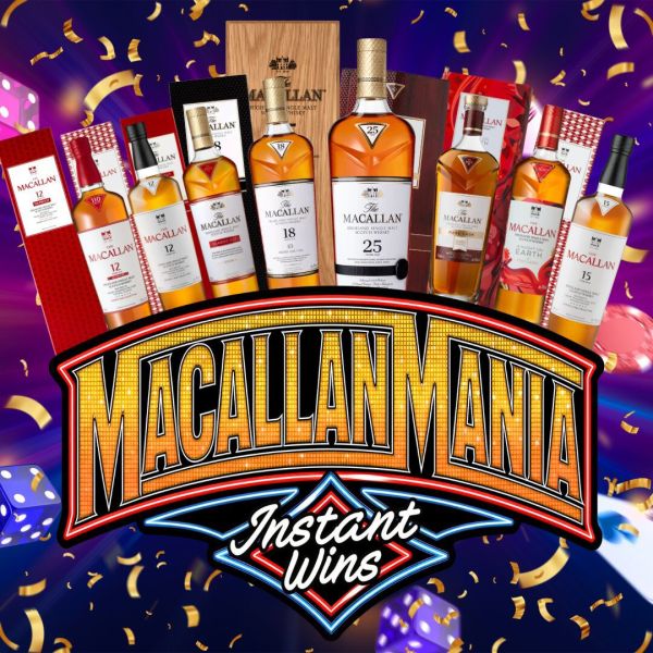 MACALLAN MANIA! MACALLAN 25 YEAR OLD SHERRY OAK MAIN PRIZE + 200 INSTANT WINS!