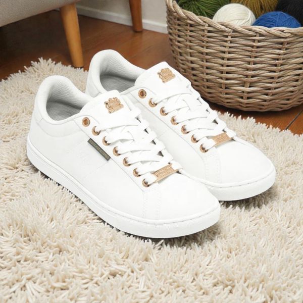 Holland Cooper Chelsea Court Trainer White