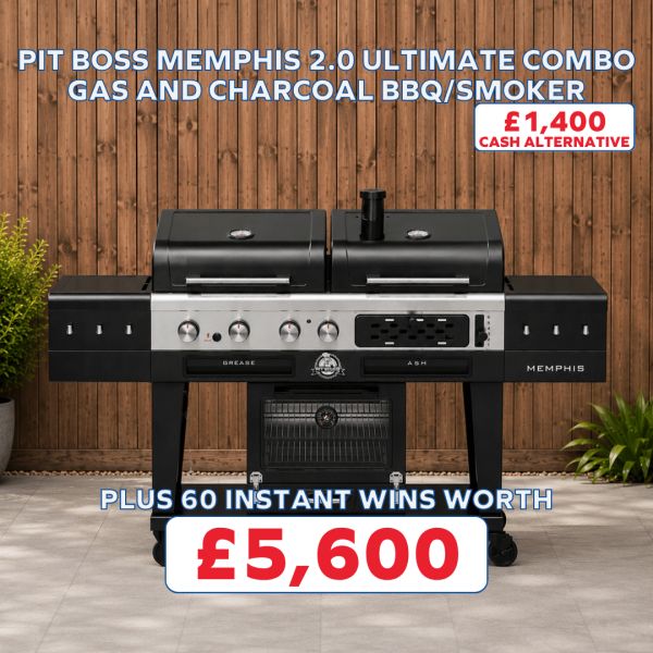 Pit Boss Memphis 2.0 Ultimate Combo Gas and Charcoal BBQ/Smoker plus £5,600 of Instant Wins