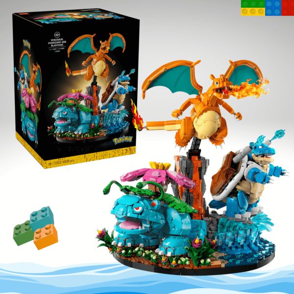 Venusaur, Charizard and Blastoise SET