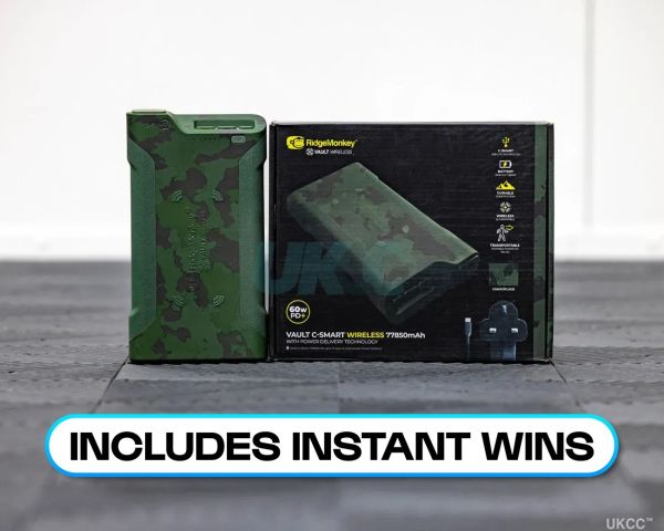 RIDGEMONKEY VAULT WIRELESS POWERPACK 77850MAH CAMO!
