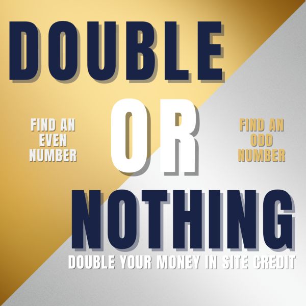 £20 DOUBLE OR NOTHING! DOUBLE YOUR MONEY IN CLARITY CREDIT! #72