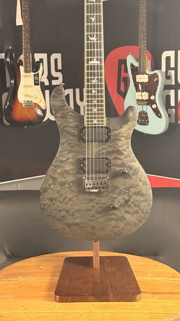 PRS SE Mark Holcomb Stealth Quilt Satin LTD – Grey Black