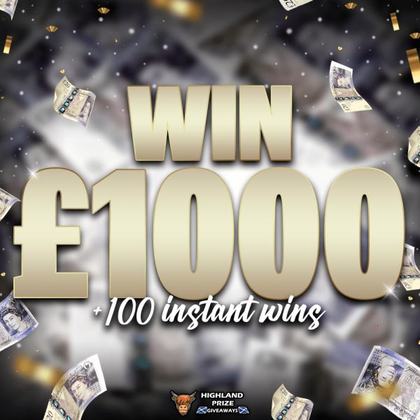 £1000 CASH PLUS 100 SITE CREDIT INSTANT WINS FRIDAY 12TH JUNE