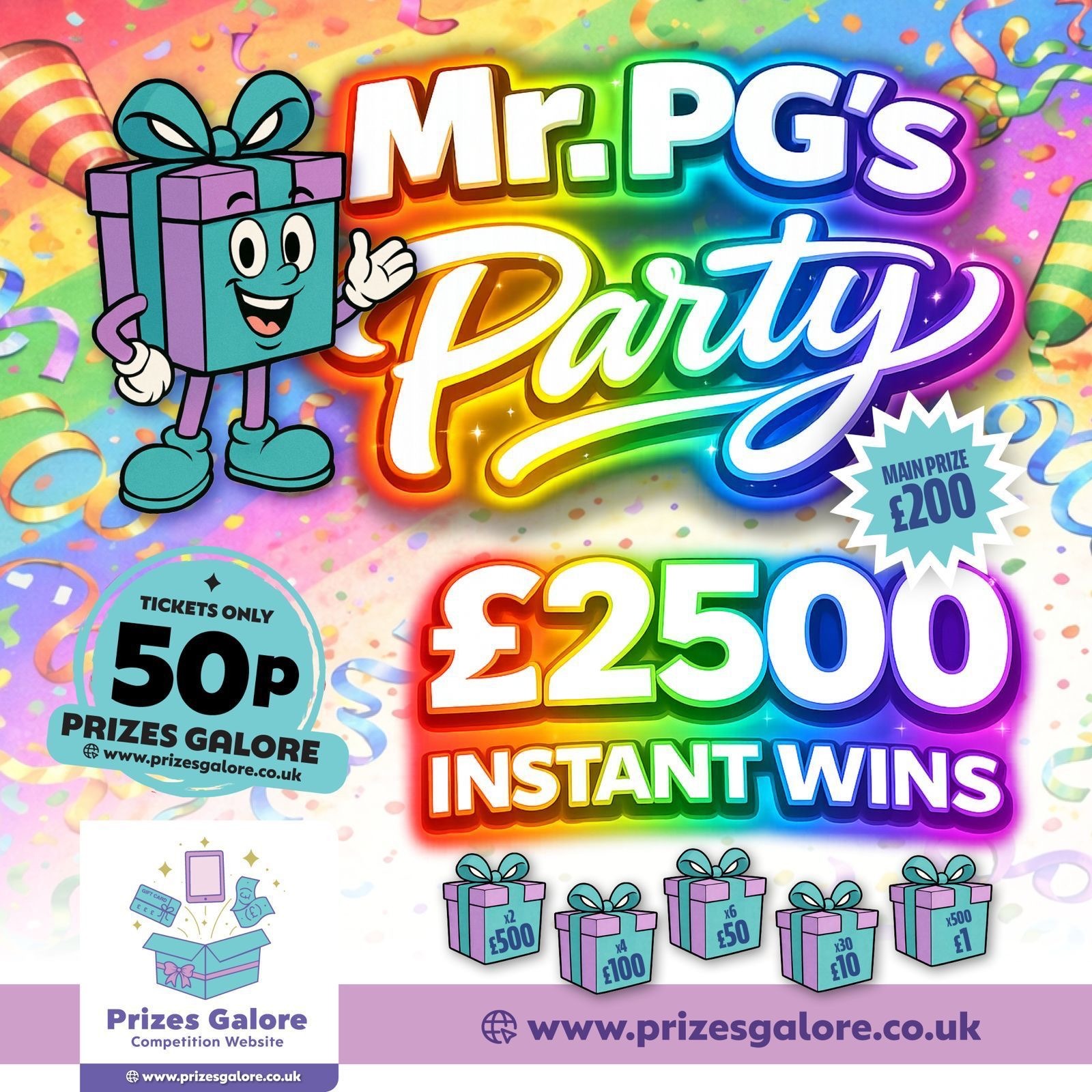 🎈MR PG’S PARTY🎈£200🎈