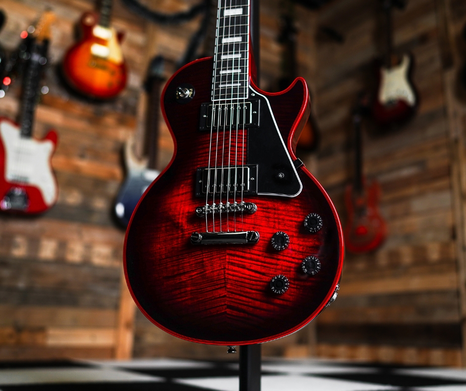 Epiphone Limited Edition Les Paul Custom Widow Red Burst