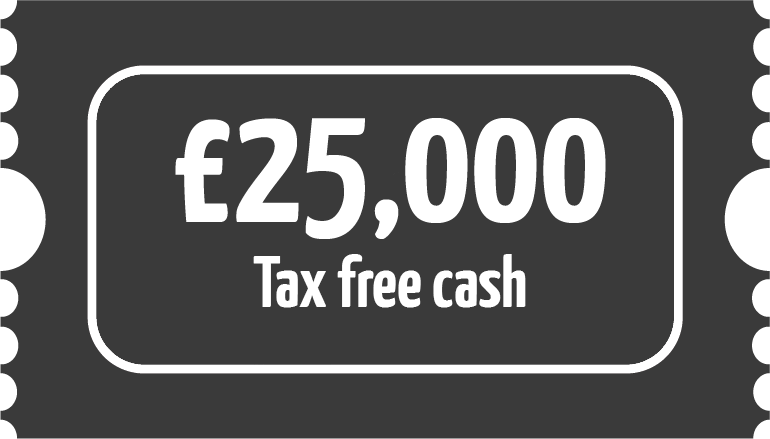 £25,000 Prize Draw Ticket