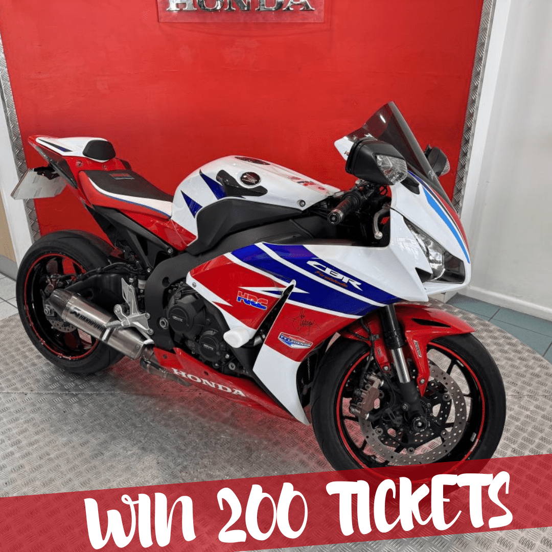 WIN £200 WORTH OF TICKETS INTO HONDA FIREBLADE COMPETITION #1
