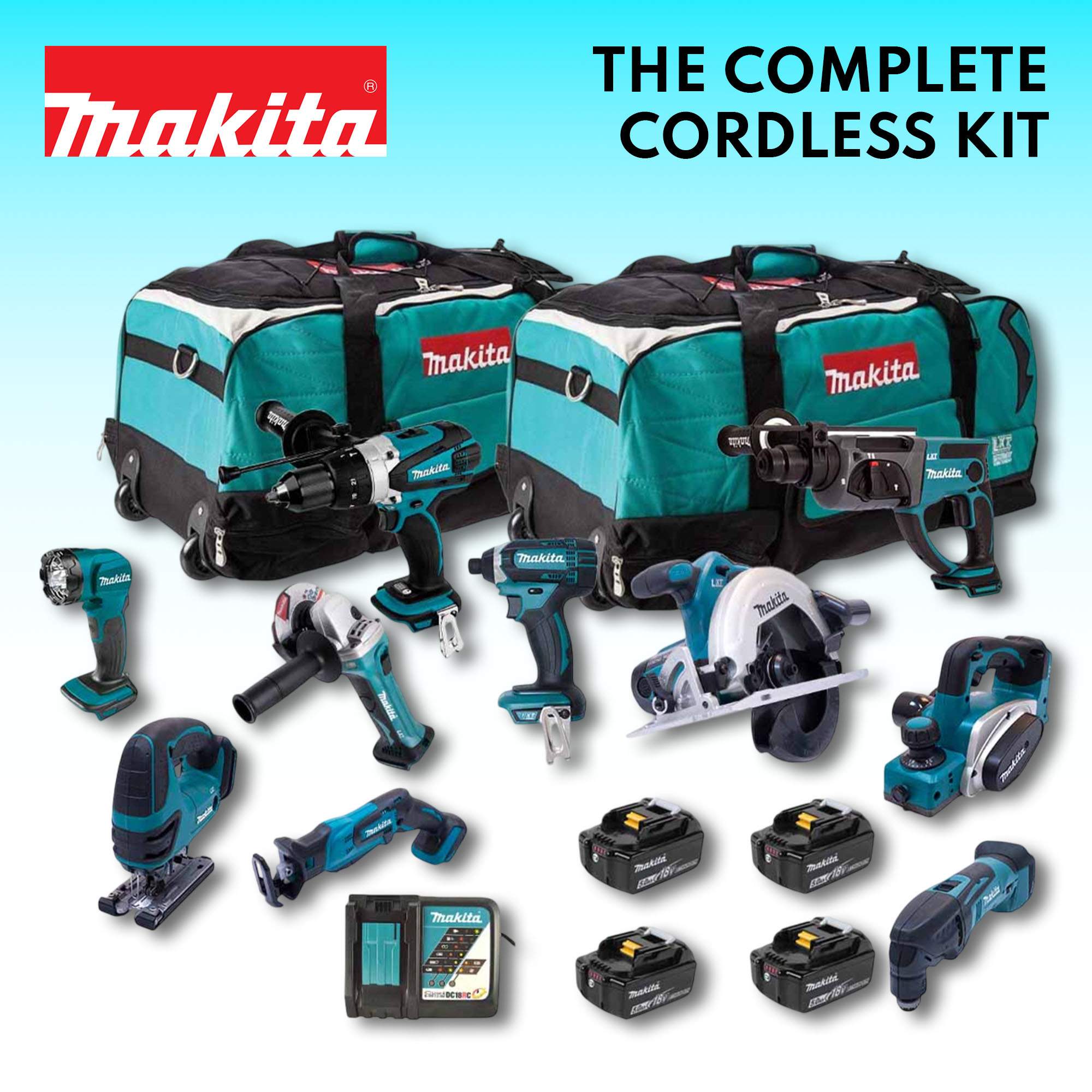 The Complete Makita Cordless Kit #3