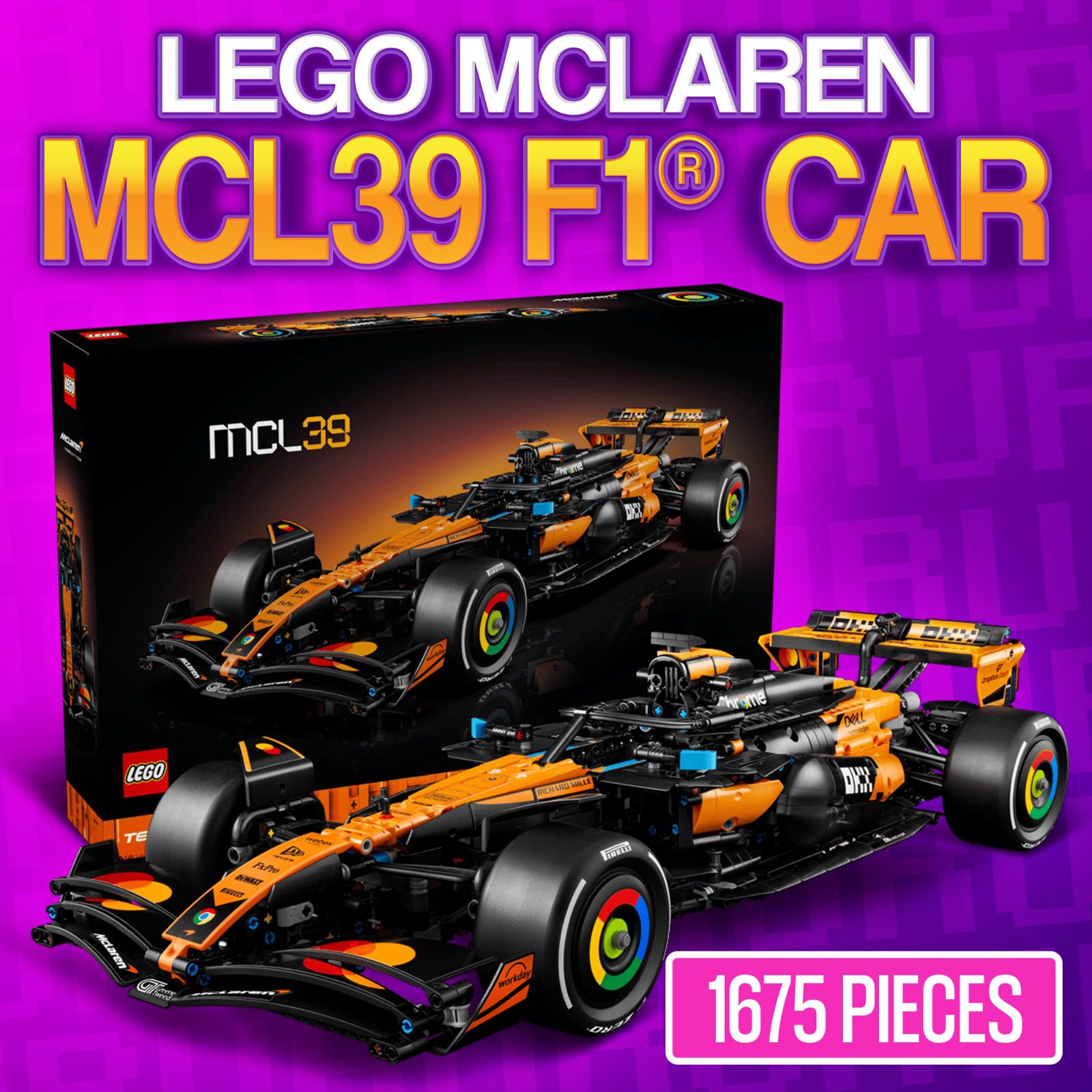 LEGO: MCLAREN MCL39 F1 CAR!