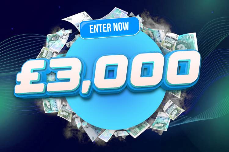 Win £3,000 Tax Free Cash + Bonus Draws