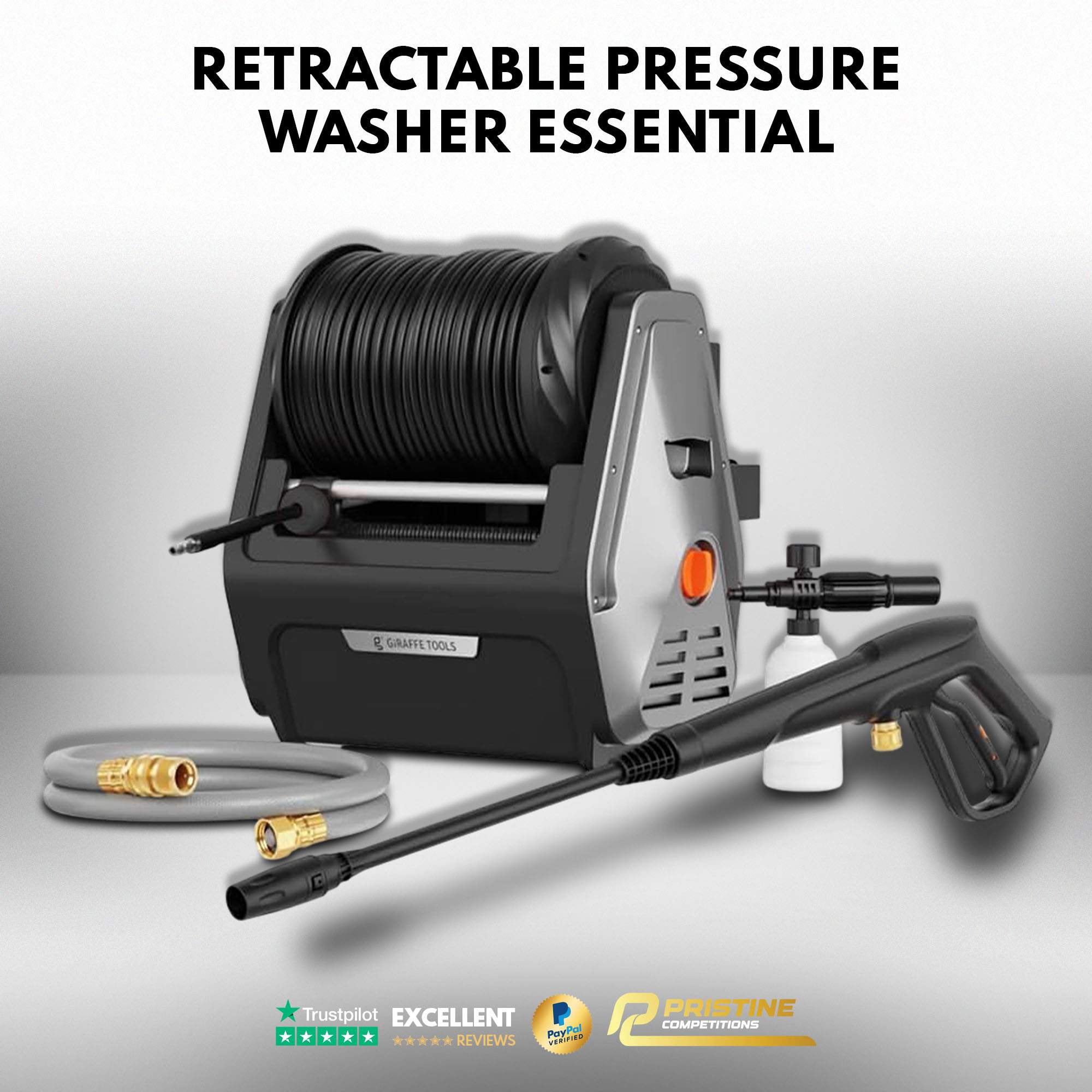Grandfalls Retractable Pressure Washer