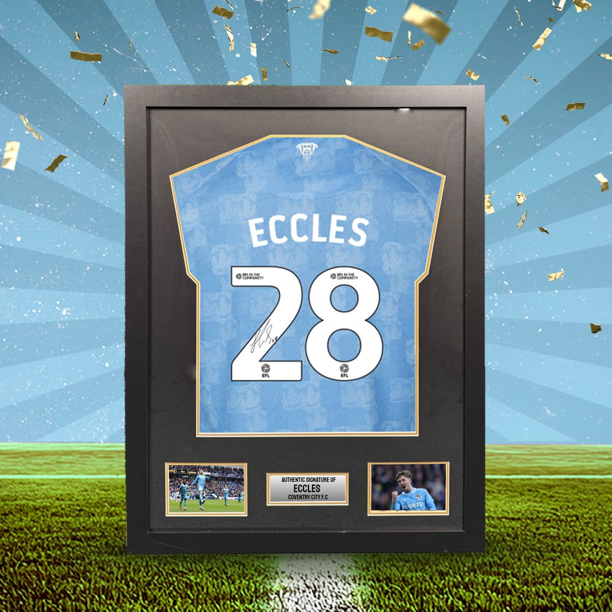 Coventry Competition! Win this Josh Eccles signed & framed Coventry shirt!