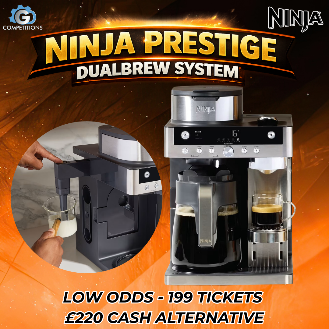 NINJA PRESTIGE DUALBREW SYSTEM COFFEE MACHINE