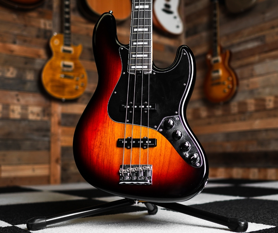 Fender American Elite Jazz Bass in 3-Tone Sunburst