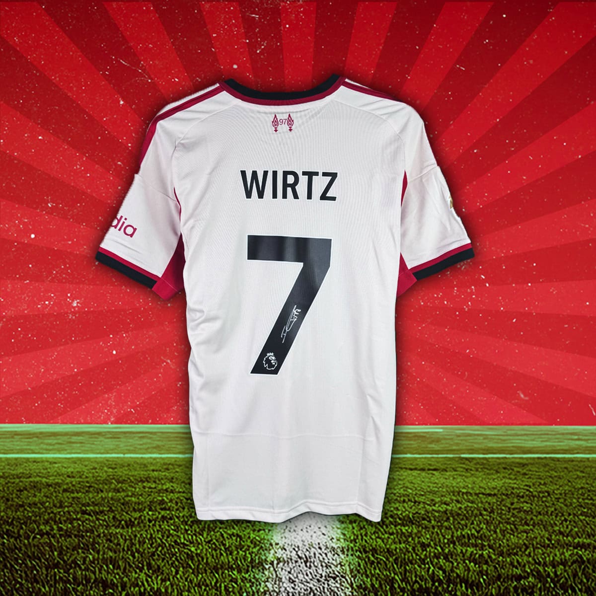 Liverpool Competition! Debut Signature! Win this Florian Wirtz Signed Liverpool Away Shirt!