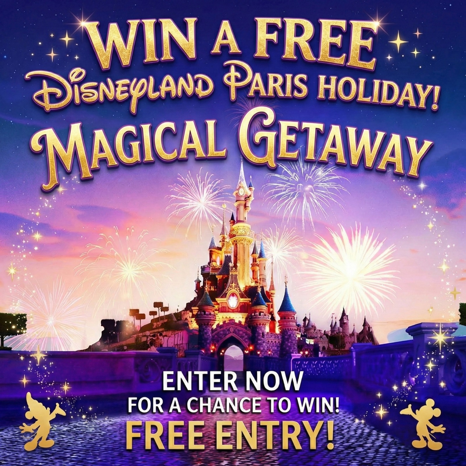 FREE ENTRY – FAMILY DISNEYLAND PARIS TRIP!