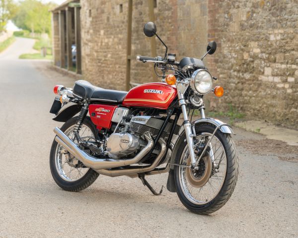 Win this 1977 Suzuki GT380 + £500
