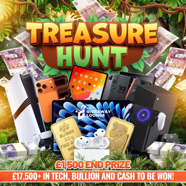 Treasure Hunt Instants – £1,500 End Prize