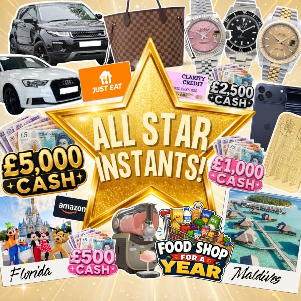 ALL STAR INSTANTS – INSANE £85K+ INSTANT COMP!