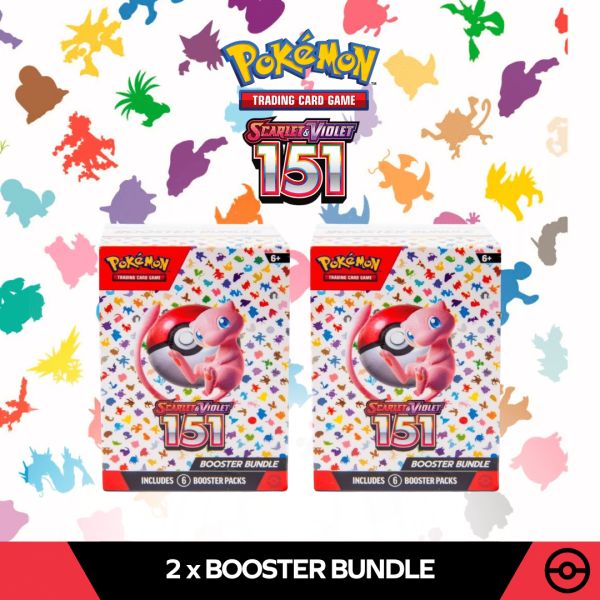 Scarlet and Violet 151 Booster Bundle x 2