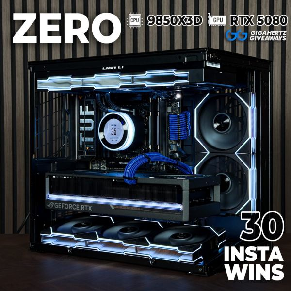 Zero | 9850X3D RTX 5080 PC + 30 InstaWins