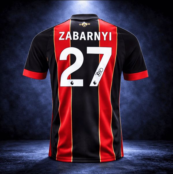 Illia Zabarnyi Signed Bournemouth Shirt!