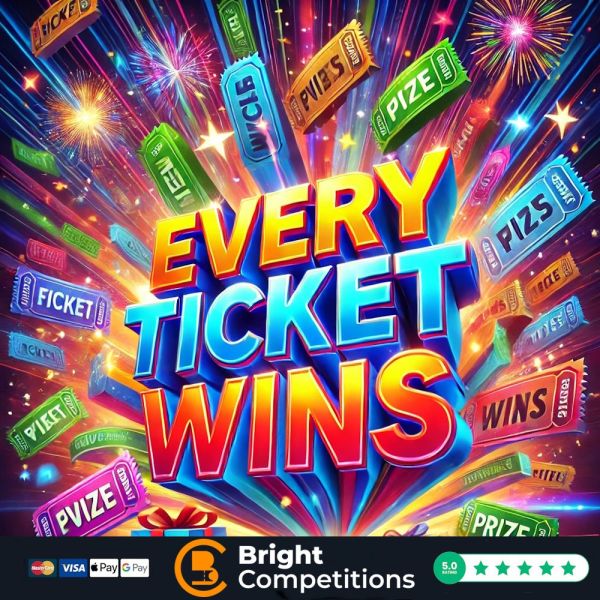 Every Ticket Wins – Prize Every Time & £250 Jackpot