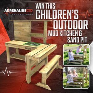 WIN THIS CHILDREN’S OUTDOOR MUD KITCHEN & SANDPIT