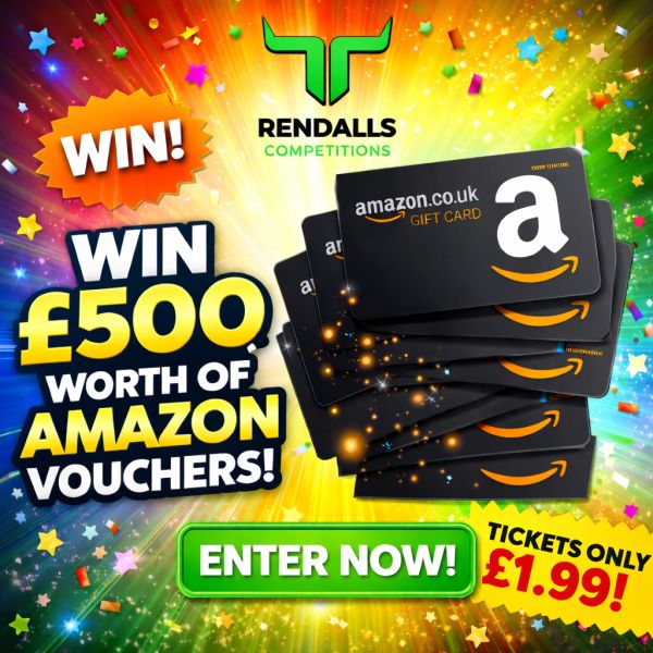 WIN £500 WORTH OF AMAZON VOUCHERS